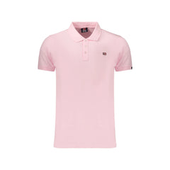 Norway 1963 Polo Maniche Corte Uomo Rosa Logo