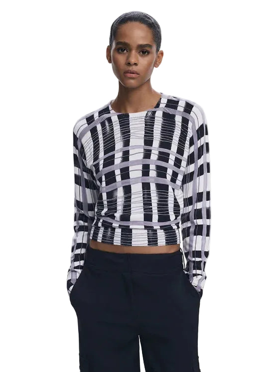 desigual maglione noruega 25wwjf41 nero regular fit 0000305498694 - immagine 1