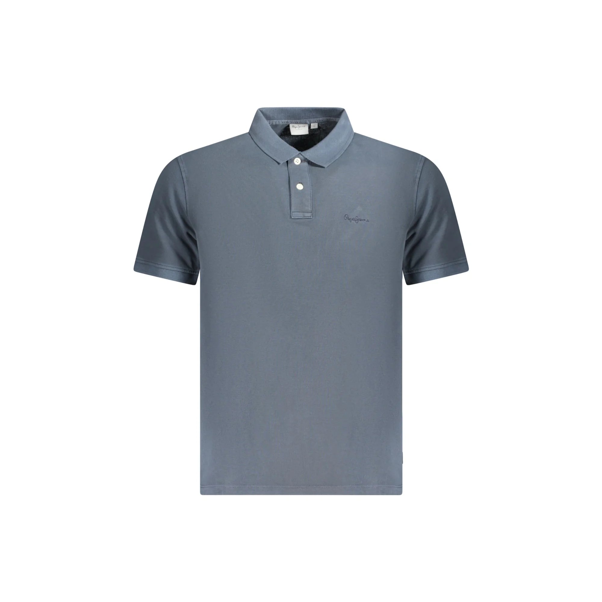 PEPE JEANS POLO MANICHE CORTE UOMO BLU