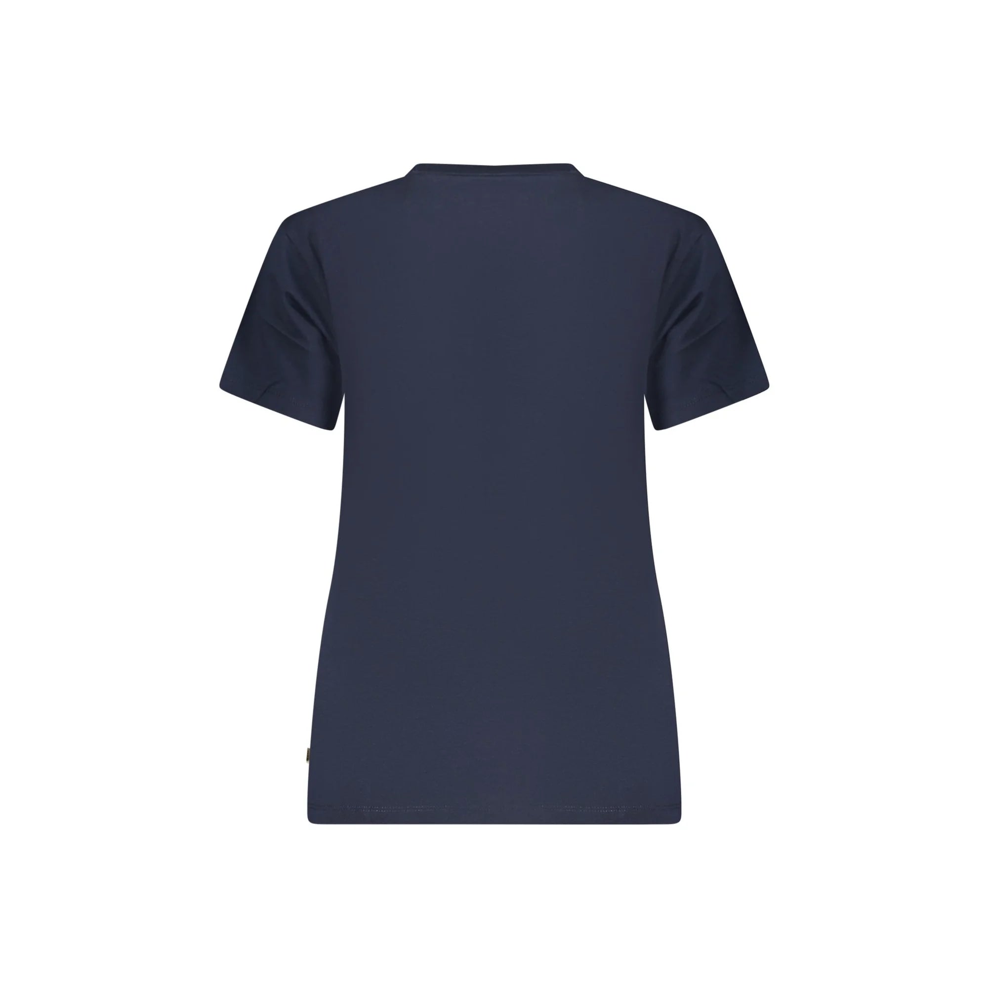 GUESS JEANS T-SHIRT MANICHE CORTE DONNA BLU