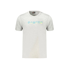 Lotto T-Shirt Maniche Corte Uomo Grigia Stampa