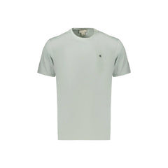 Calvin Klein T-Shirt Maniche Corte Uomo Verde Ricamo