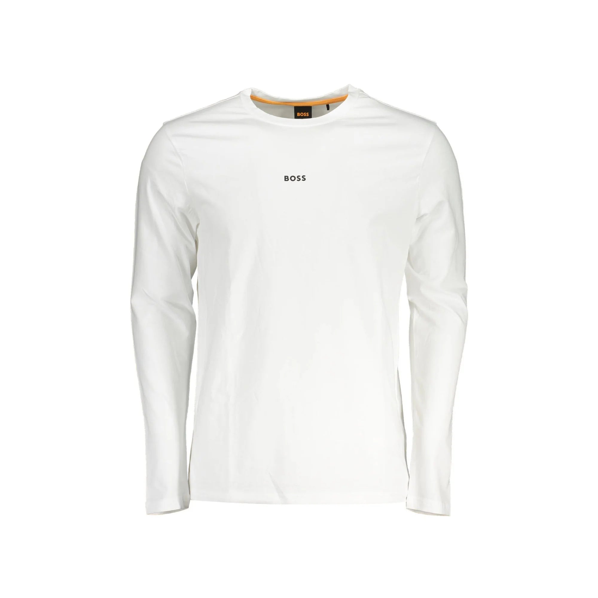 HUGO BOSS T-SHIRT MANICHE LUNGHE UOMO BIANCO