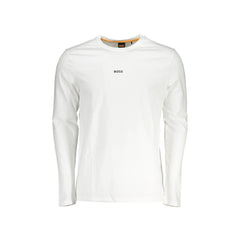Boss Long Sleeve T-Shirt Men White Logo