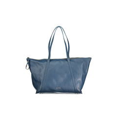 Coccinelle Borsa a Spalla Pelle Donna Blu Logo