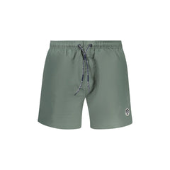 North Sails Costume Mare Uomo Verde Logo