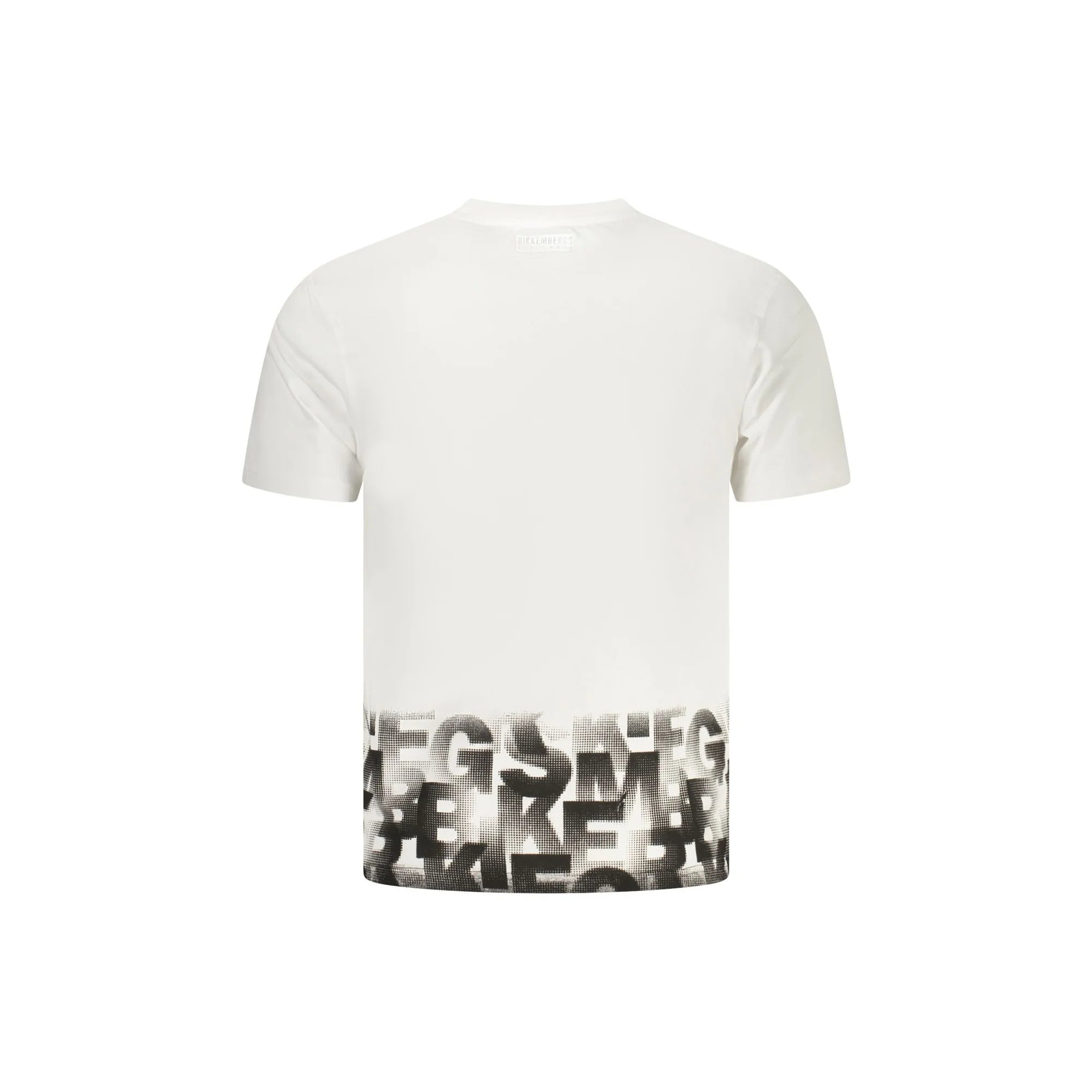 BIKKEMBERGS T-SHIRT MANICHE CORTE UOMO BIANCO