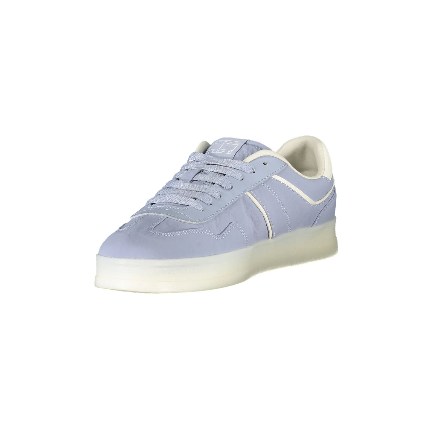 TOMMY HILFIGER Sneakers Donna Azzurre con Lacci e Dettagli Bianchi bianco - vista 3