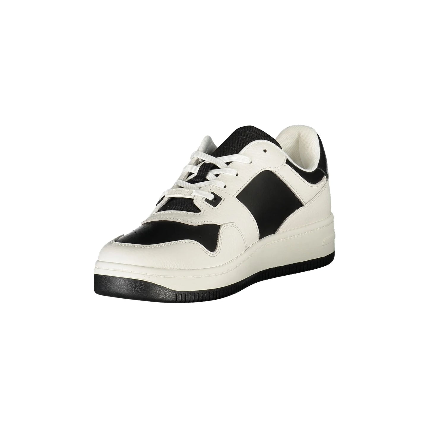 TOMMY HILFIGER Calzatura Sportiva Uomo Bianco con Dettagli Neri e Logo Sneakers nero - vista 3