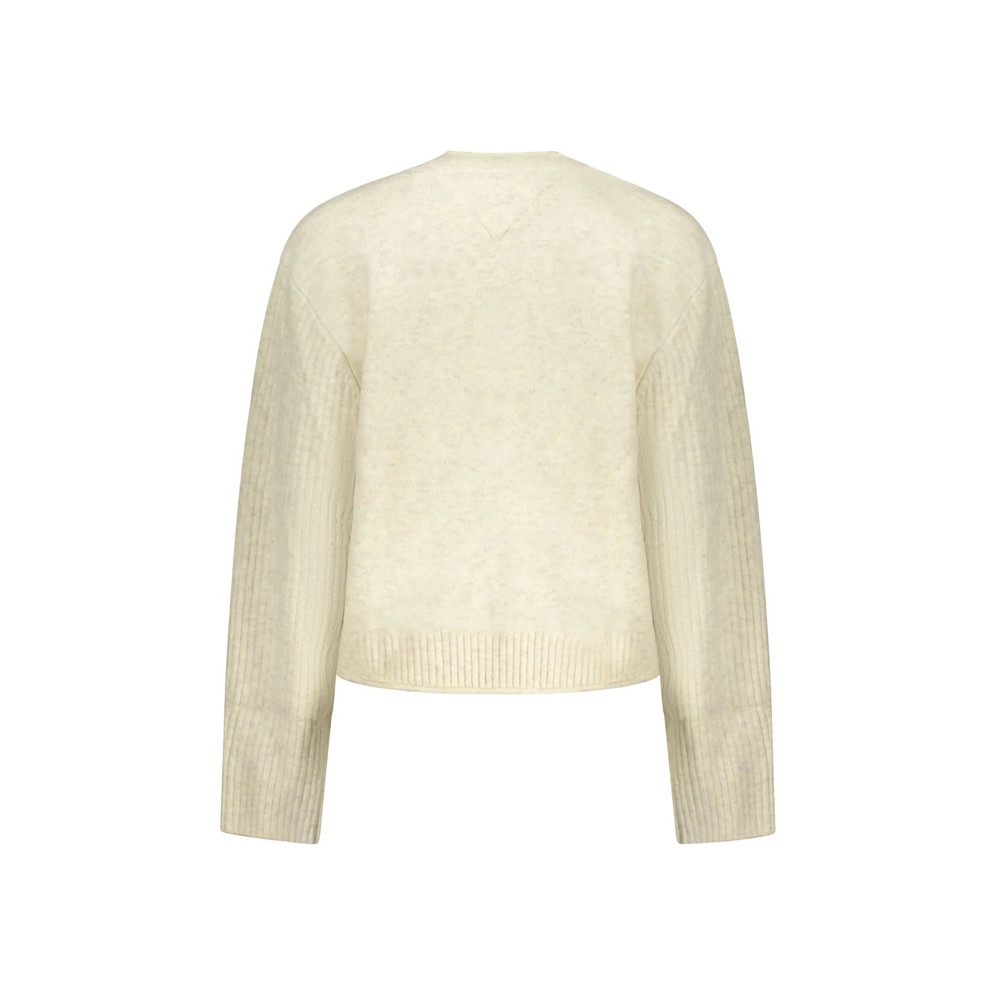Tommy Hilfiger Maglione Donna Beige Ricamo Maglie - vista 2