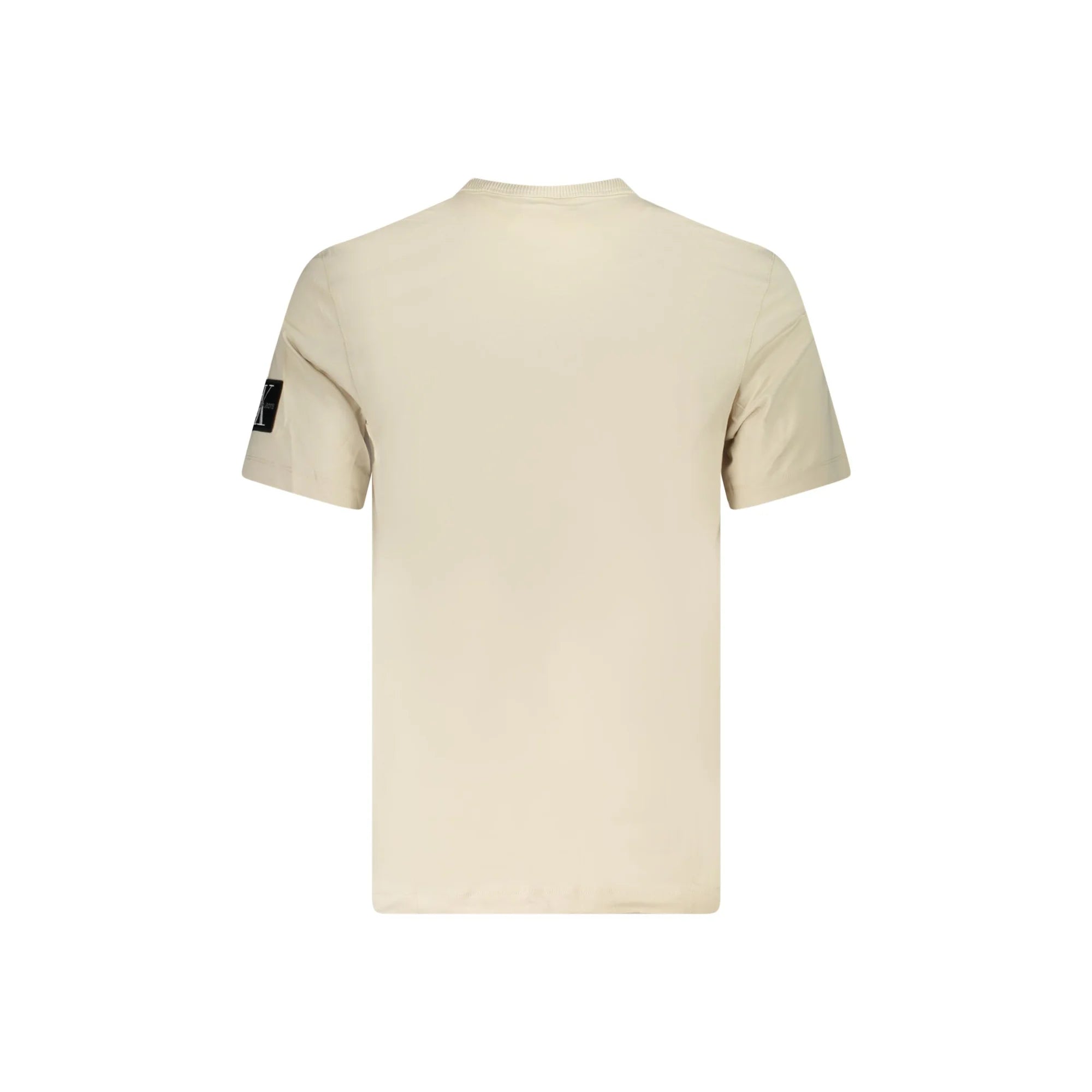 CALVIN KLEIN T-SHIRT MANICHE CORTE UOMO BEIGE