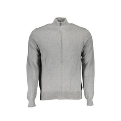 North Sails Tröja Cardigan Man Grå Dragkedja Broderi