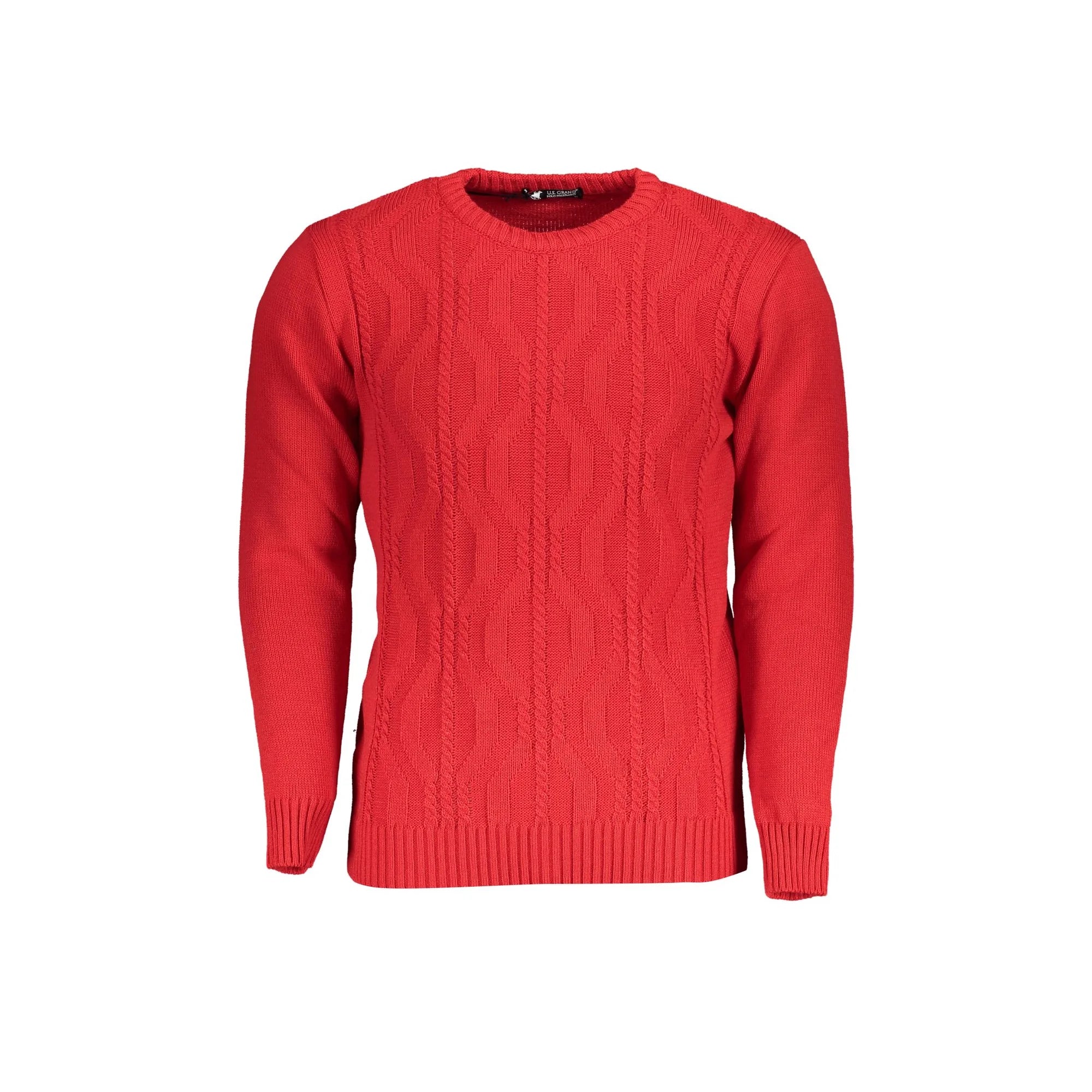 U.S. GRAND POLO MAGLIONE UOMO ROSSO