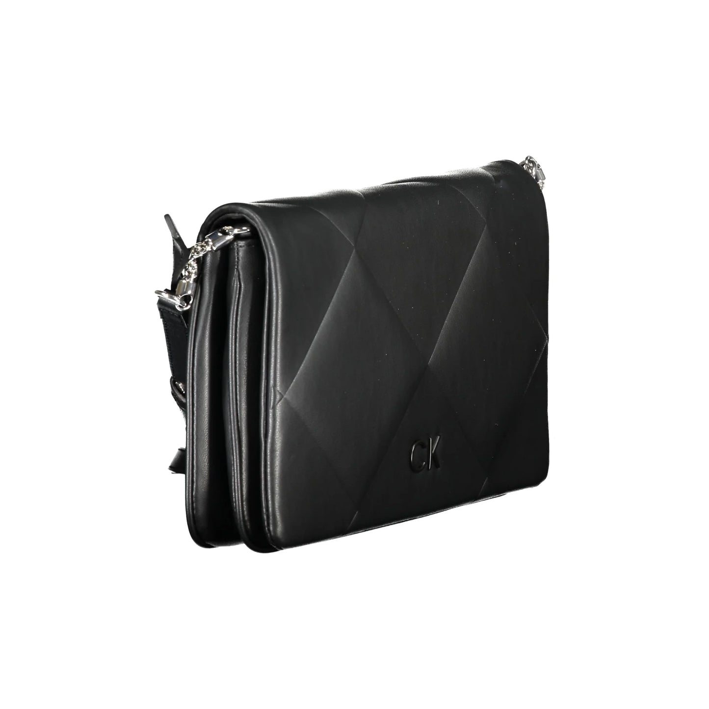 Calvin Klein Borsa Donna Nera con Tracolla Regolabile e Dettagli a Contrasto Borse nero - vista 3