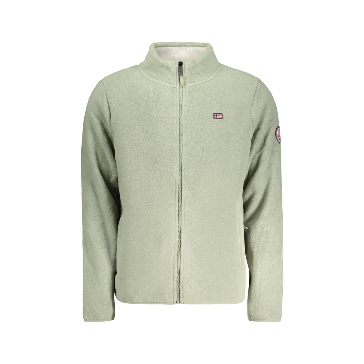 NORWAY 1963 FELPA CON ZIP UOMO VERDE
