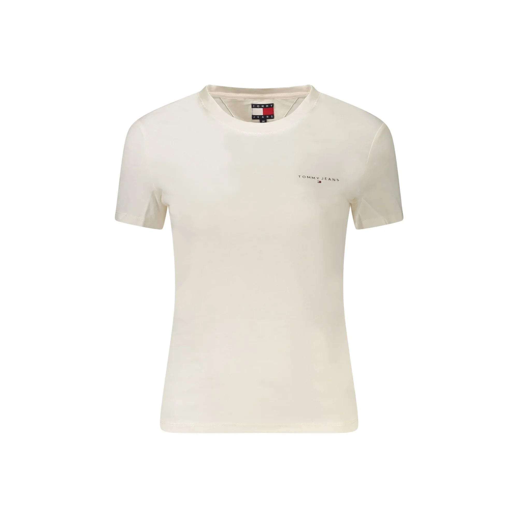 TOMMY HILFIGER T-SHIRT MANICHE CORTE DONNA BIANCO