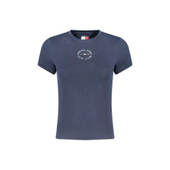 Tommy Hilfiger T-Shirt Maniche Corte Donna Blu Stampa