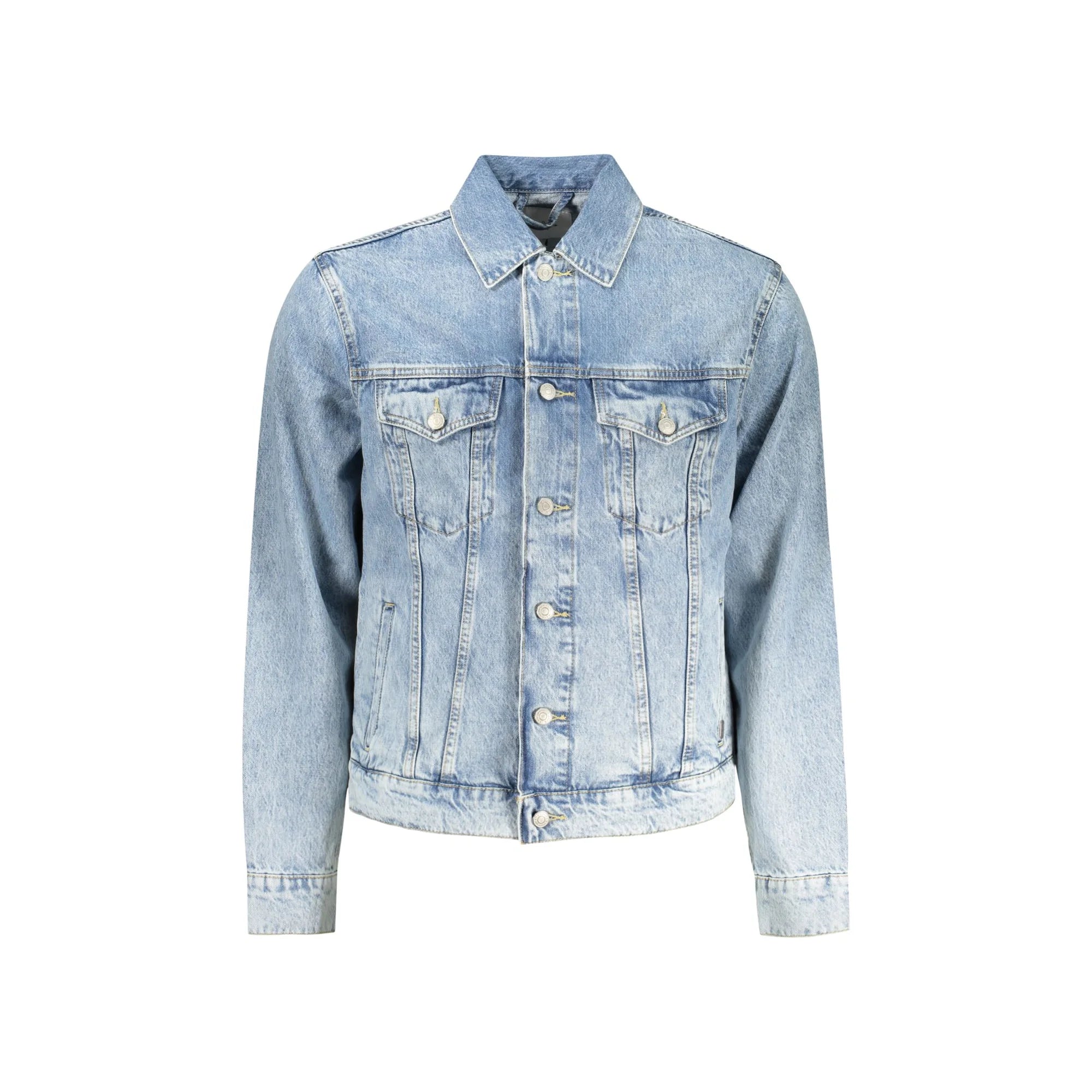 PEPE JEANS GIUBBOTTO IN JEANS UOMO AZZURRO