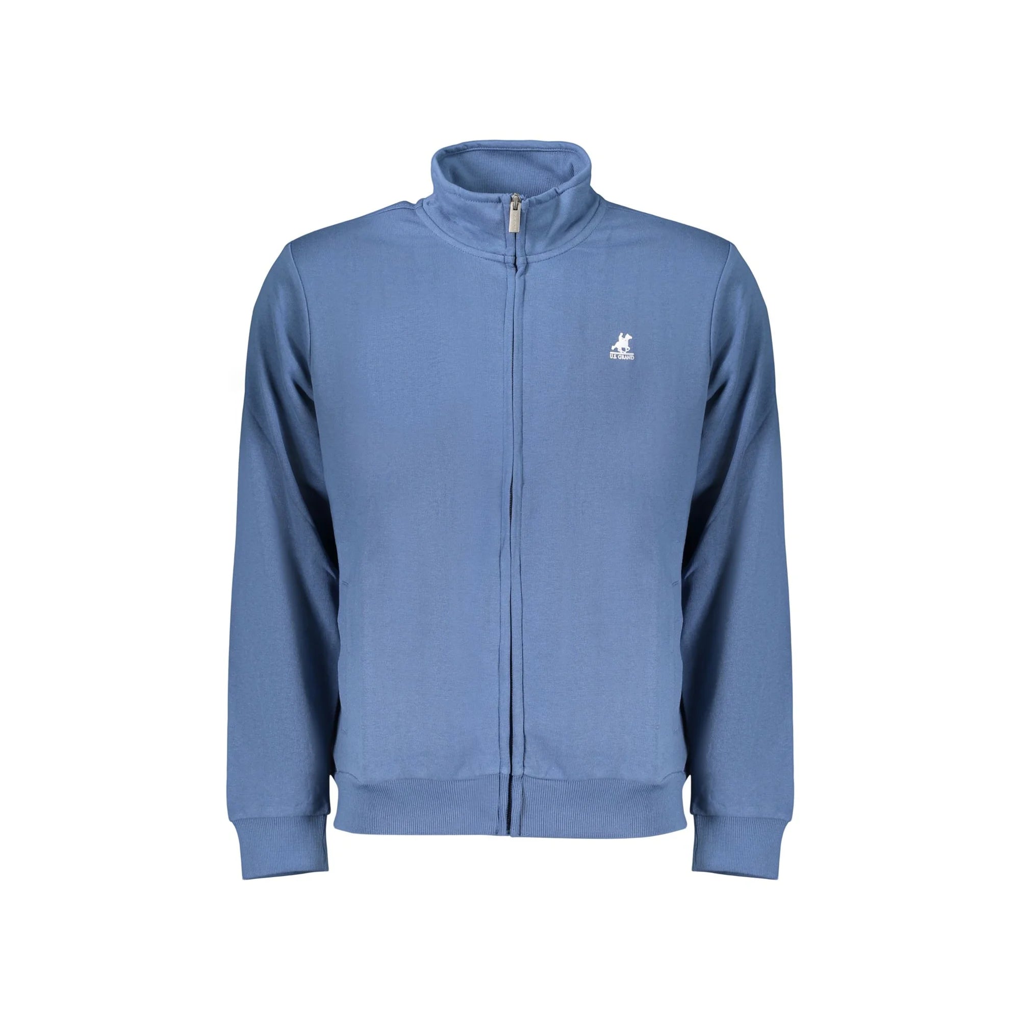 U.S. GRAND FELPA CON ZIP UOMO BLU