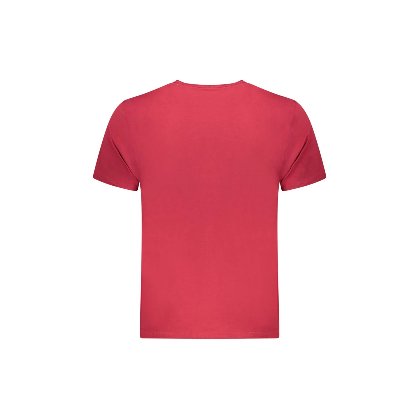 Pepe Jeans T-Shirt Maniche Corte Uomo Rossa Stampa Logo rosso - vista 2
