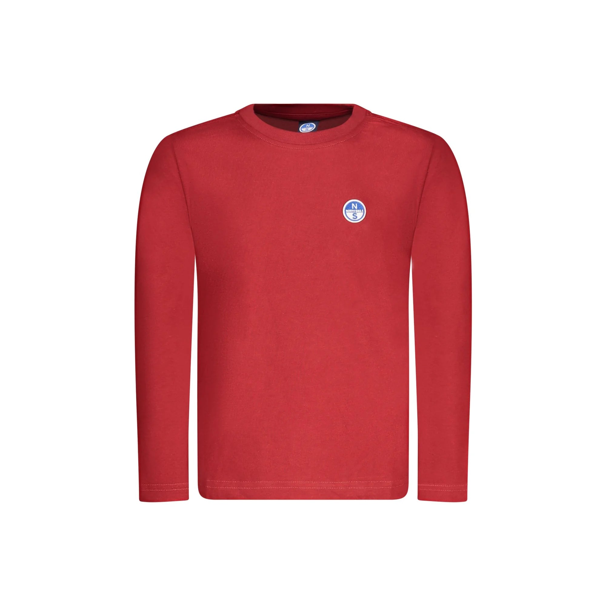 NORTH SAILS T-SHIRT MANICHE LUNGHE BAMBINO ROSSO
