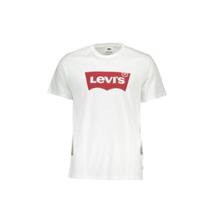 Levi'S T-Shirt Maniche Corte Uomo Bianca Stampa Logo