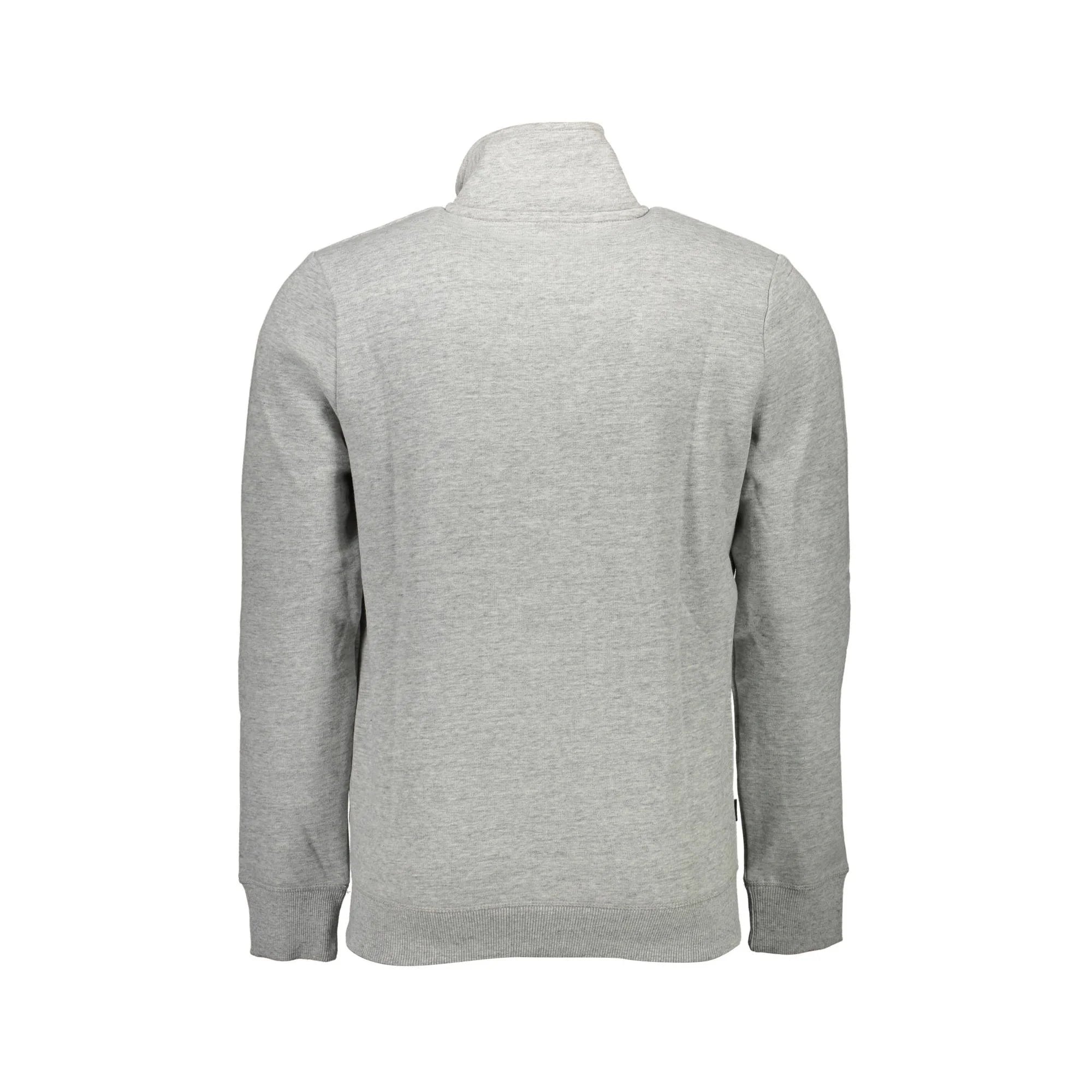SUPERDRY FELPA CON ZIP UOMO GRIGIO