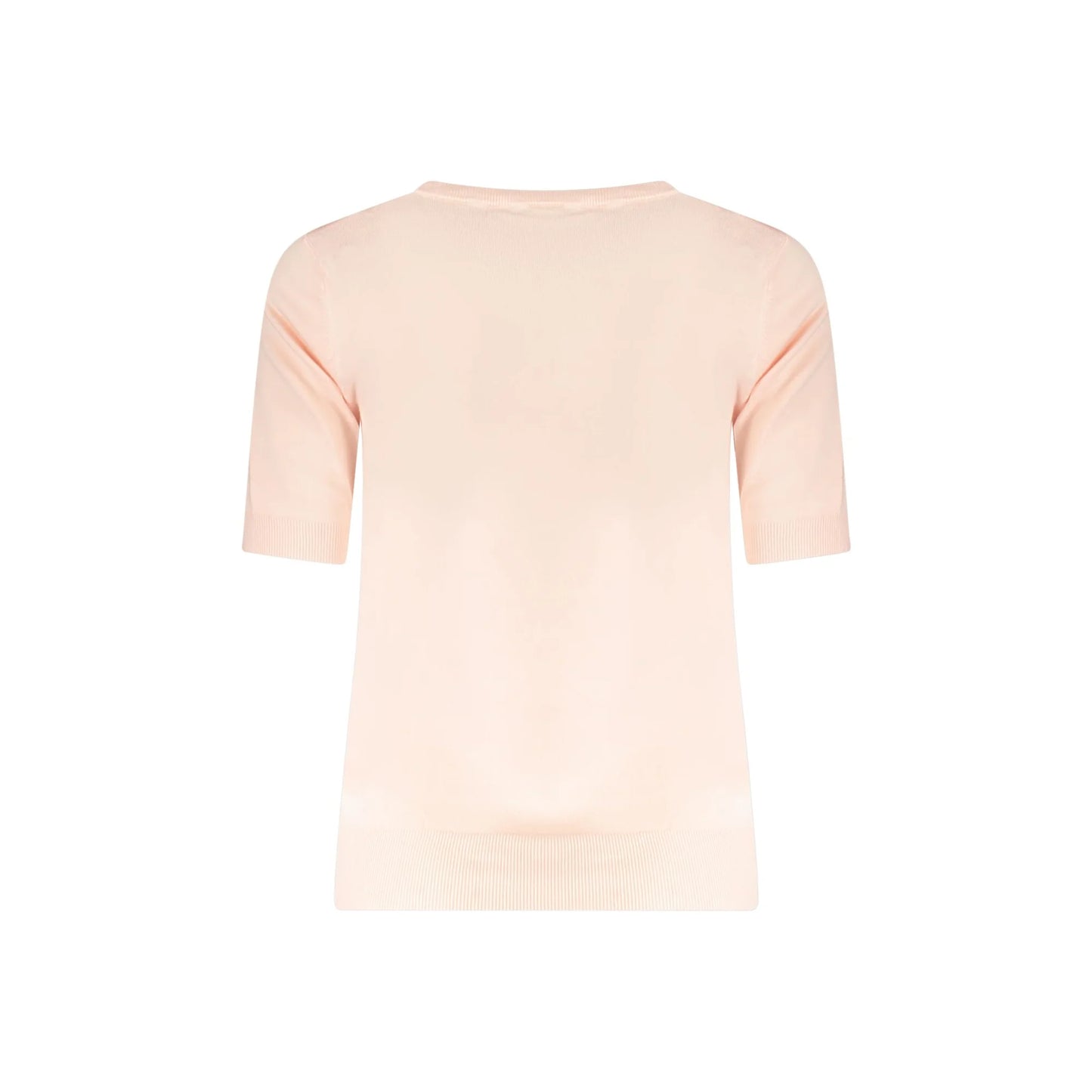 Guess Jeans Maglia Donna Rosa Strass Logo Maglie - vista 2