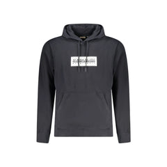 Napapijri Felpa Maniche Lunghe Uomo Nera Stampa Logo