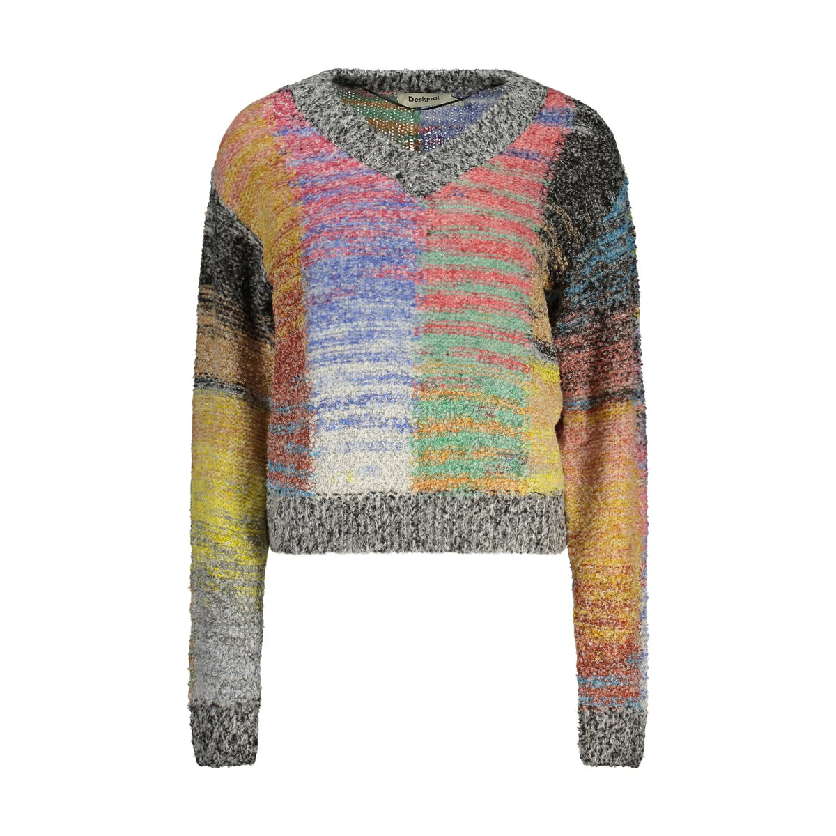 DESIGUAL MAGLIA DONNA GIALLO