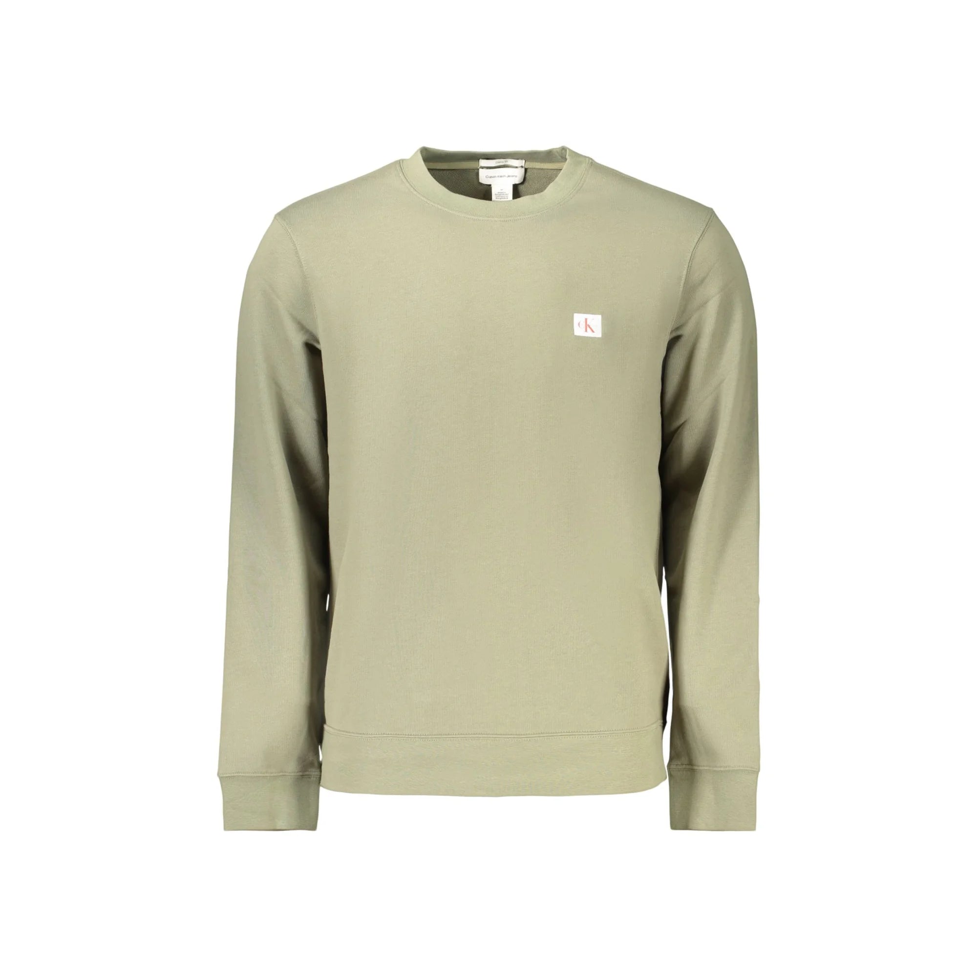 CALVIN KLEIN FELPA SENZA ZIP UOMO VERDE