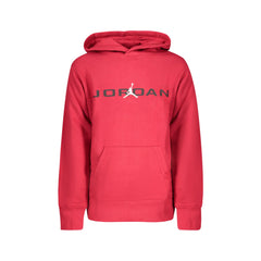 Jordan Felpa Maniche Lunghe Unisex Rossa Stampa Logo