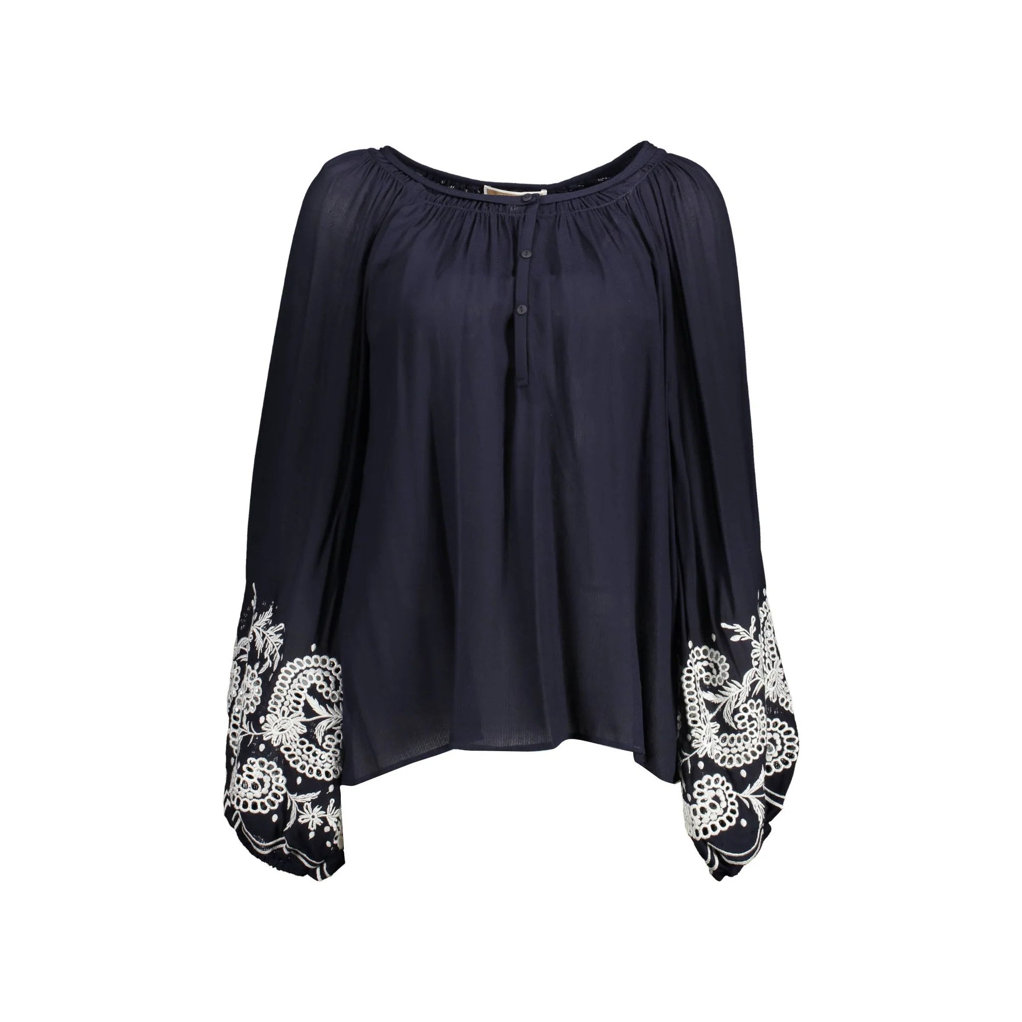 KOCCA CAMICIA MANICHE LUNGHE DONNA BLU