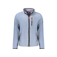 Norway 1963 Sudadera Hombre Azul Cremallera Bolsillos Aplicación Logo