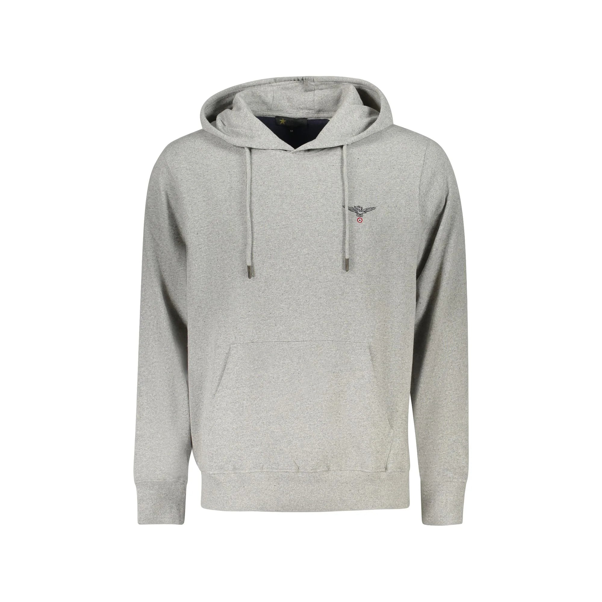 ACCADEMIA MILITARE FELPA CON ZIP UOMO GRIGIO