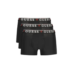 Guess Jeans Boxer Uomo Nero Stampa Logo