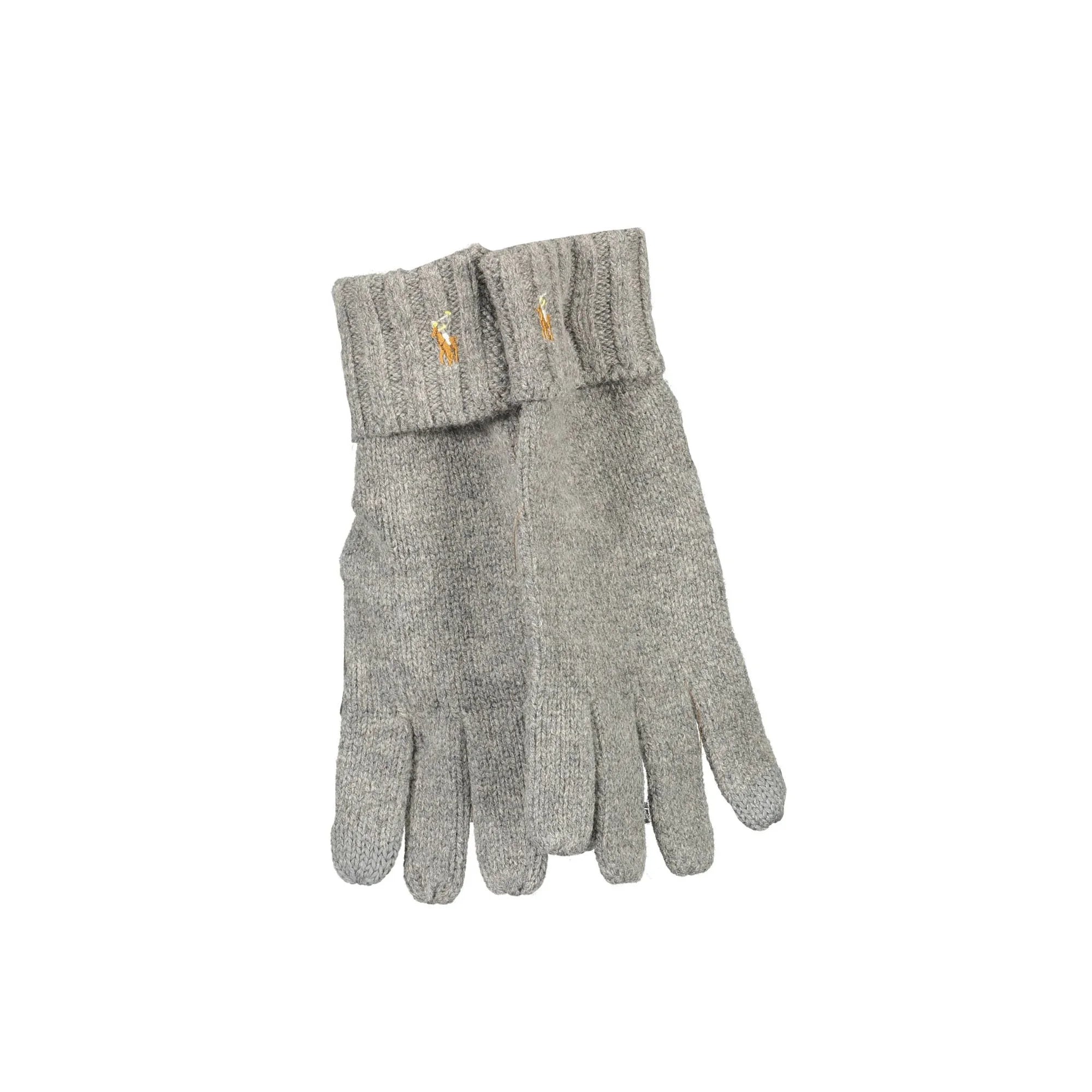 Ralph Lauren Handschuhe Herren Grau Logo Stickerei