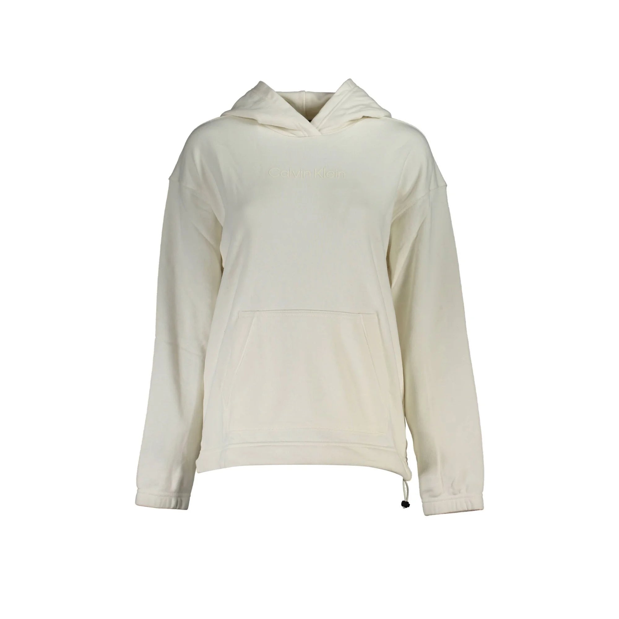 CALVIN KLEIN FELPA SENZA ZIP DONNA BIANCO
