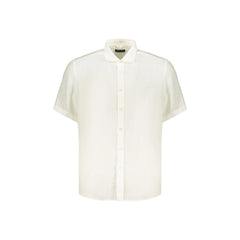 North Sails Chemise Manches Courtes Homme Blanche Broderie