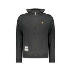 Accademia Militare Sweatshirt Langarm Herren Schwarz Reißverschluss