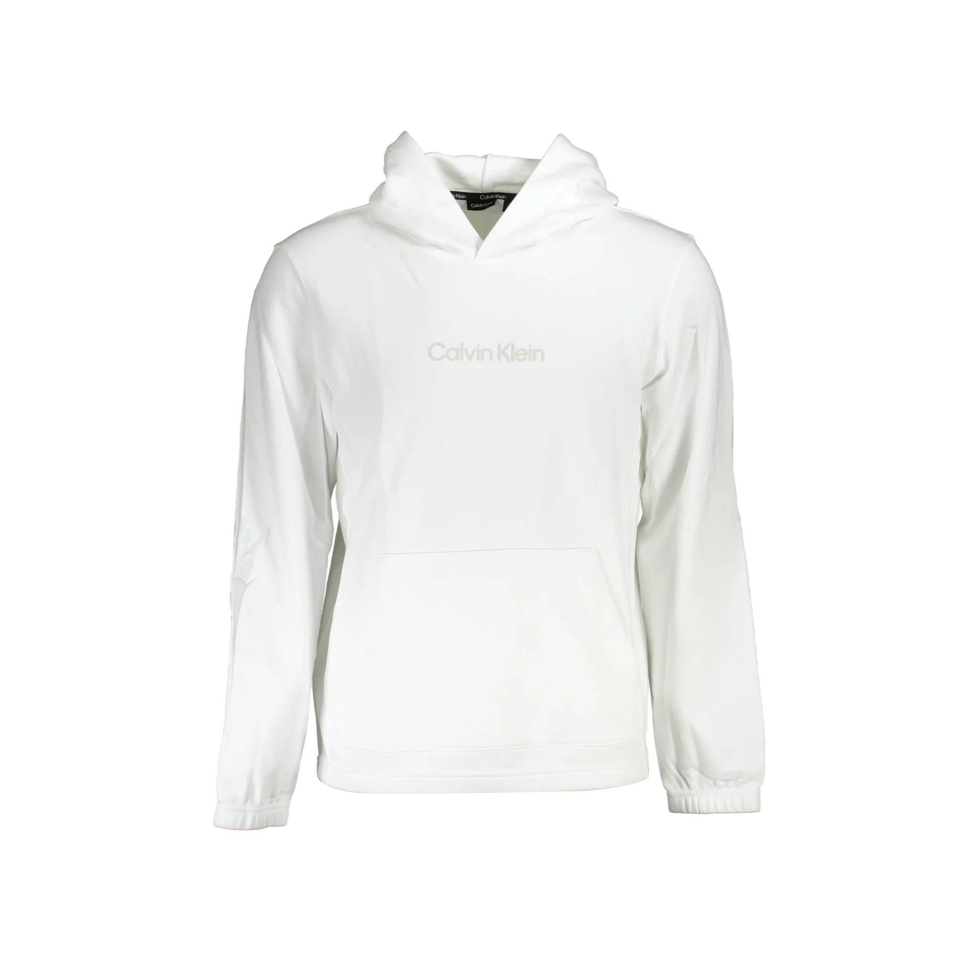 CALVIN KLEIN FELPA SENZA ZIP UOMO BIANCO