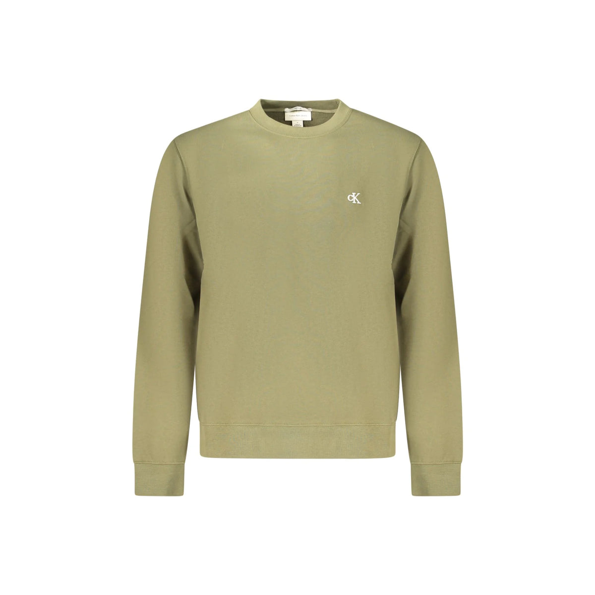 CALVIN KLEIN FELPA SENZA ZIP UOMO VERDE