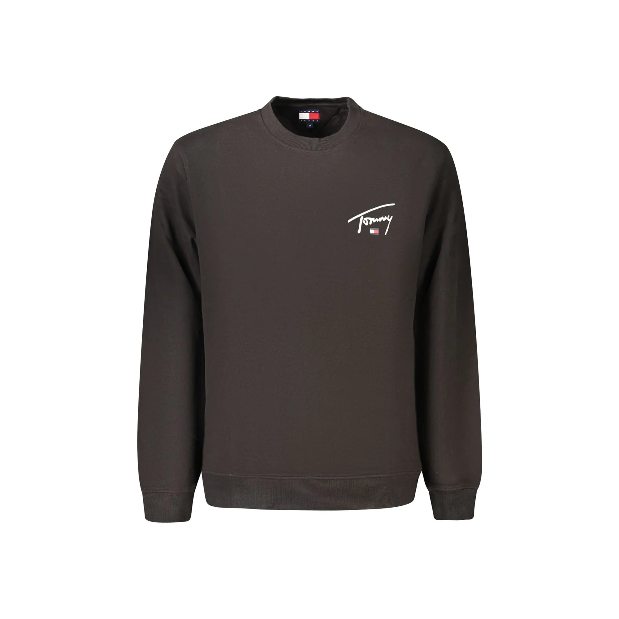 TOMMY HILFIGER FELPA SENZA ZIP UOMO NERO