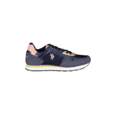 U.S. POLO ASSN. Buty sportowe Damskie Niebieskie z Wzorem i Kontrastowymi Detalami