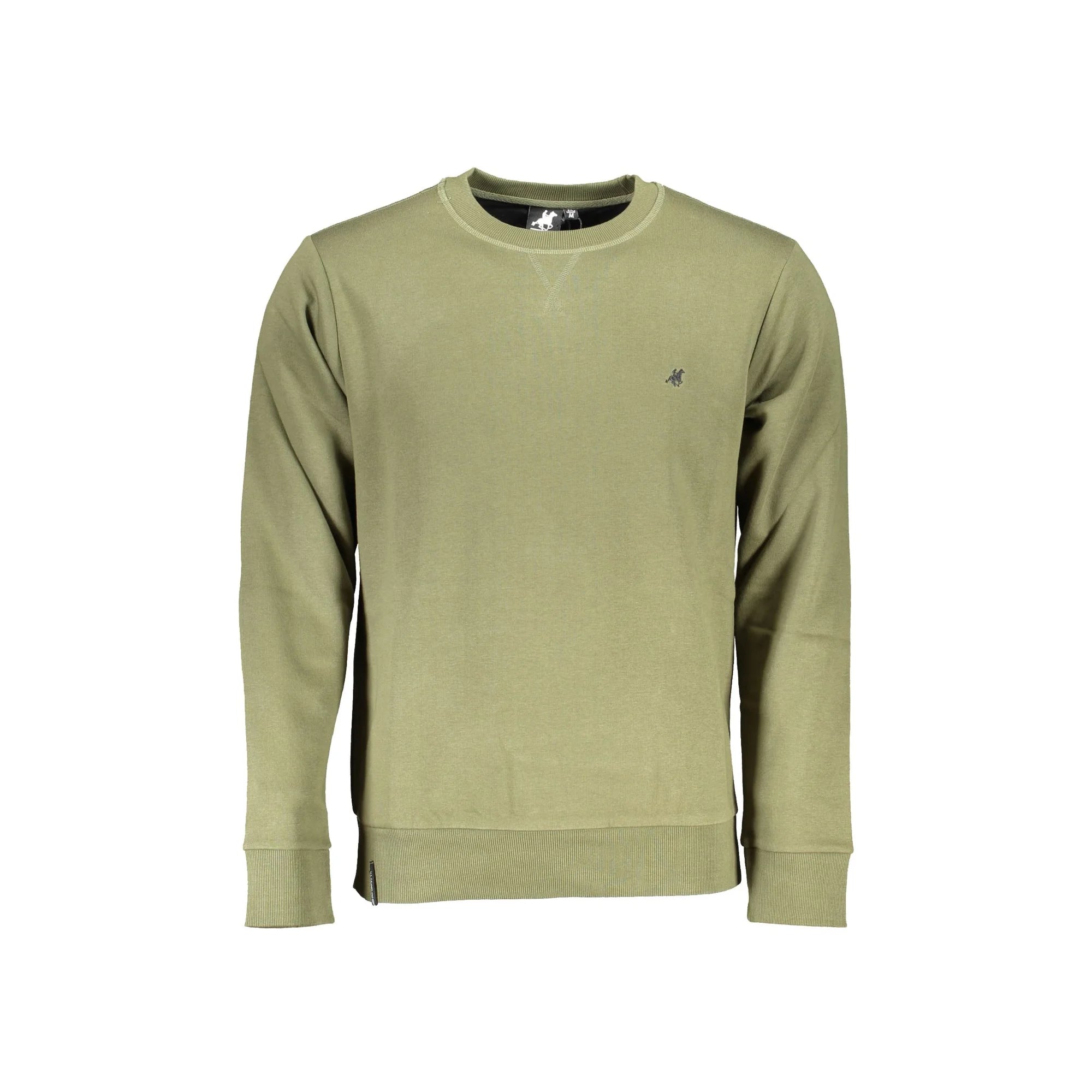 U.S. GRAND POLO FELPA SENZA ZIP UOMO VERDE