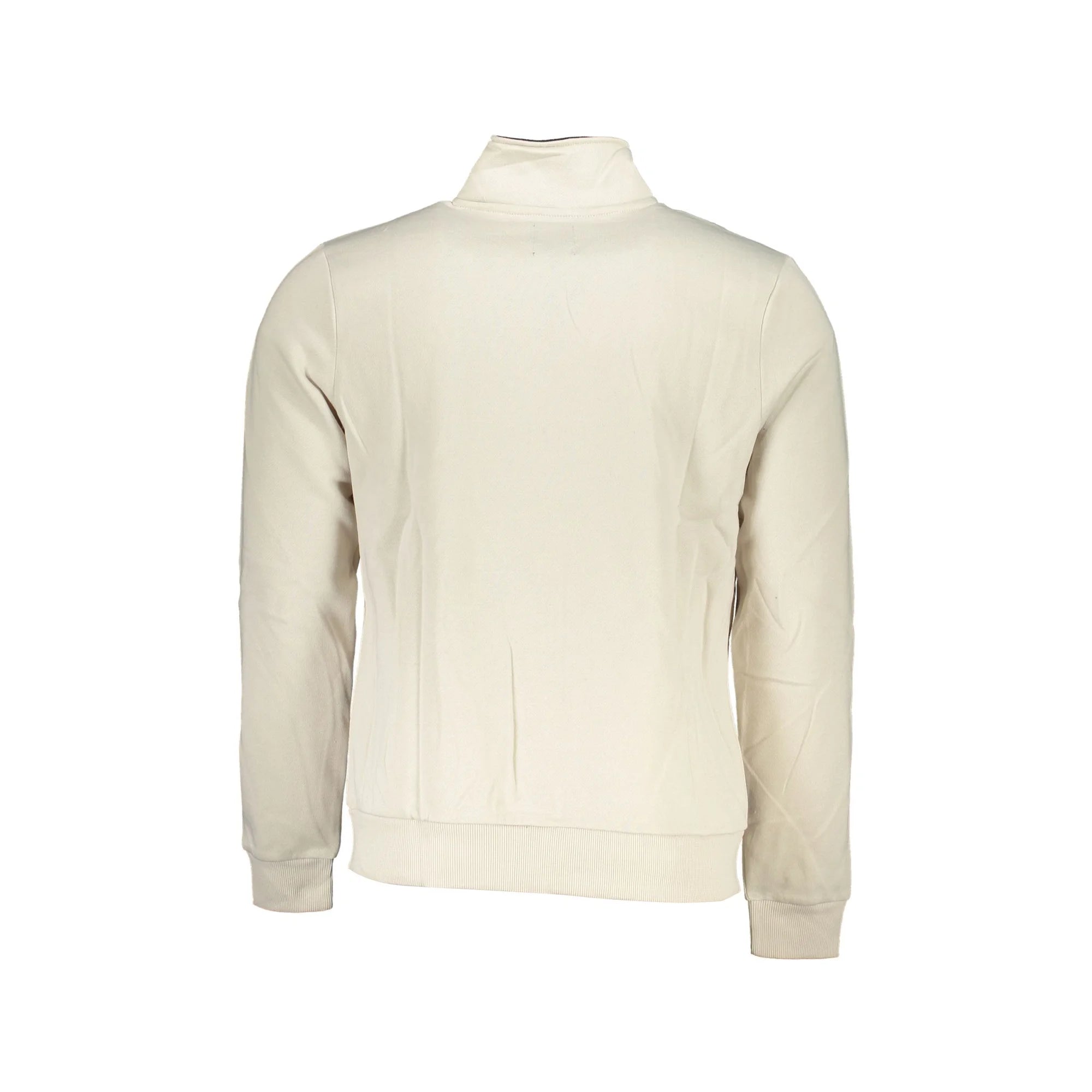 GIAN MARCO VENTURI FELPA CON ZIP UOMO BIANCO