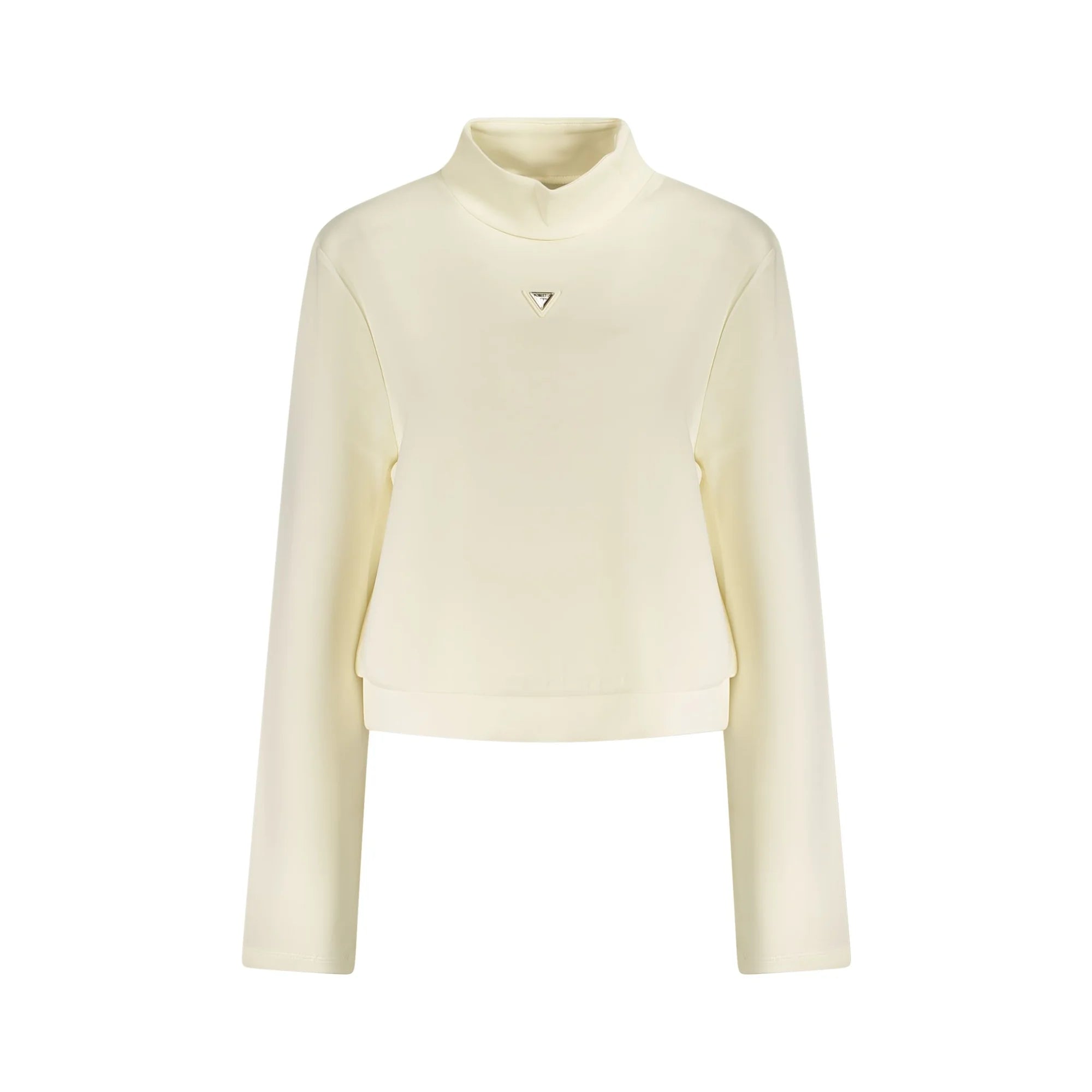 GUESS JEANS FELPA SENZA ZIP DONNA BIANCO