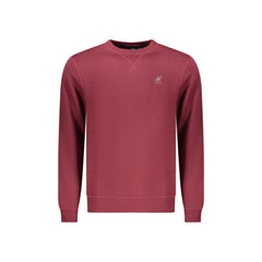 U.S. Grand Sweatshirt Heren Rood Crewneck Fleece Logo Print