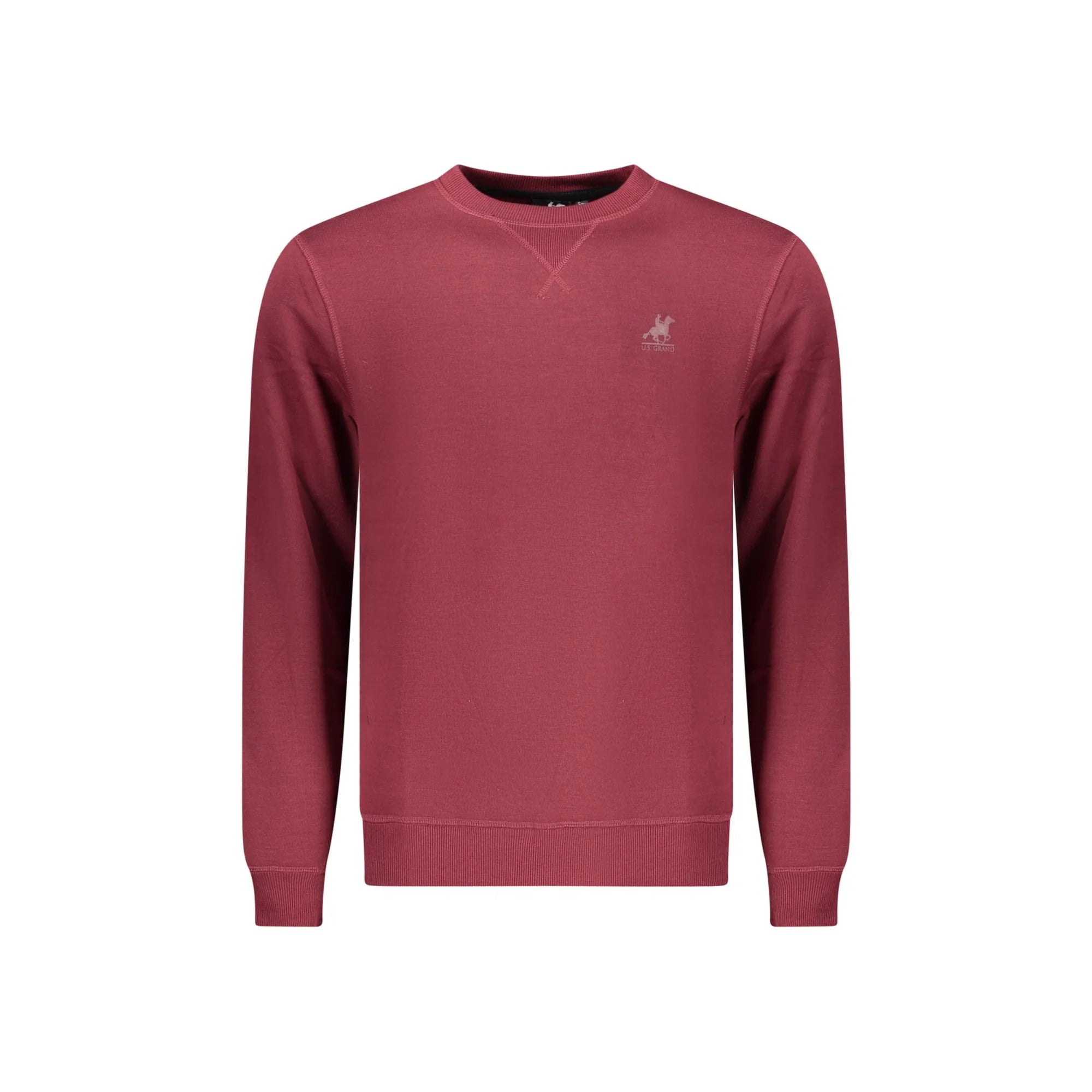 U.S. GRAND FELPA SENZA ZIP UOMO ROSSO