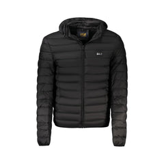 Cavalli Class Casaco Masculino Preto com Capuz Removível e Logo
